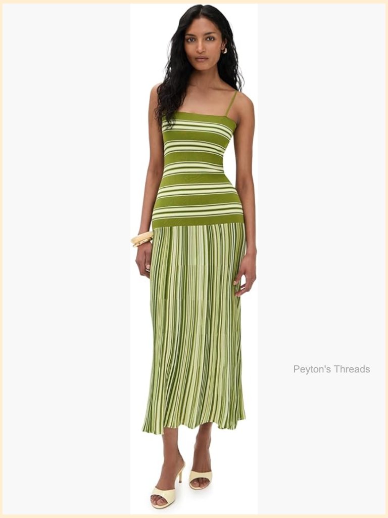 Square Neck Maxi Dress With Adjustable Straps